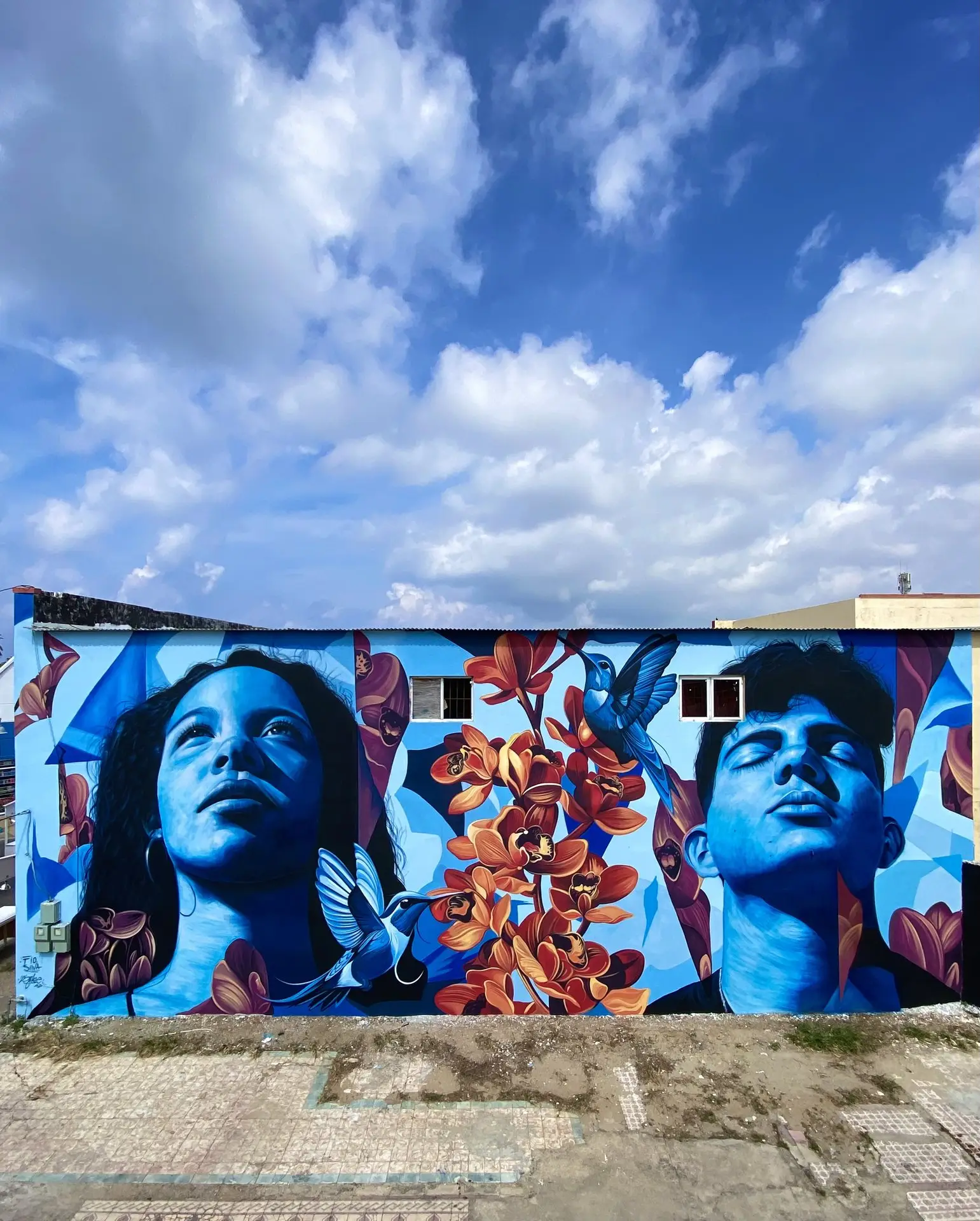 Lo de aquí mural in San Nicolas, Aruba